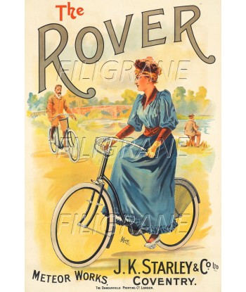 THE ROVER VéLO/CYCLES Rbtb-POSTER/REPRODUCTION d1 AFFICHE VINTAGE sur le site 