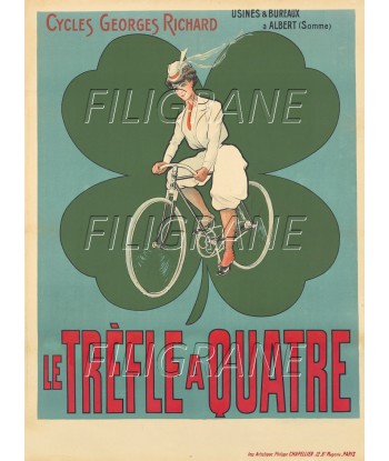 TrèFLE a QUATRE VéLO Rzrm-POSTER/REPRODUCTION d1 AFFICHE VINTAGE commande en ligne