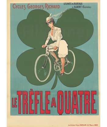 VéLO TrèFLE a QUATRE Rf97-POSTER/REPRODUCTION d1 AFFICHE VINTAGE les muscles