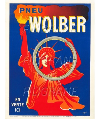 WOLBER PNEU VéLO Rese-POSTER/REPRODUCTION d1 AFFICHE VINTAGE commande en ligne