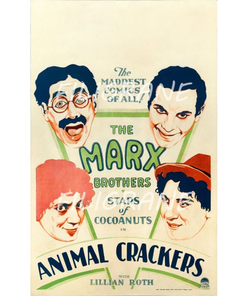 PUB ANIMAL CRACKERS Rvpu-POSTER/REPRODUCTION d1 AFFICHE VINTAGE store