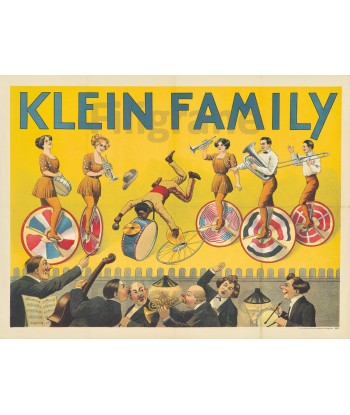 CIRQUE: KLEIN FAMILY Réf236:POSTER/REPRODUCTION d1 AFFICHE VINTAGE votre