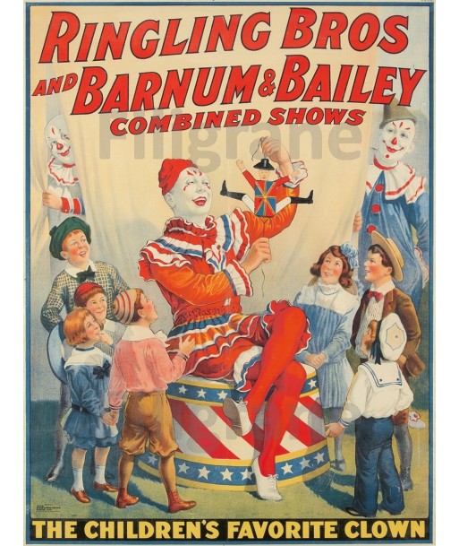 CIRQUE RINGLING BROS R273-POSTER/REPRODUCTION d1 AFFICHE VINTAGE vente chaude votre 