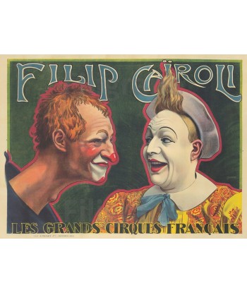 FILIP CAROLI CIRQUE Rf259-POSTER/REPRODUCTION d1 AFFICHE VINTAGE 50% de réduction en Octobre 2024