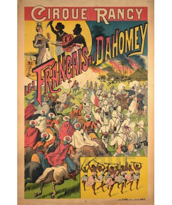 RANCY CIRQUE DAHOMEY Rhpa-POSTER/REPRODUCTION d1 AFFICHE VINTAGE En savoir plus