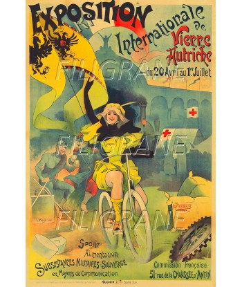 VIENNE AUTRICHE EXPO Rotn-POSTER/REPRODUCTION d1 AFFICHE VINTAGE 50-70% off 