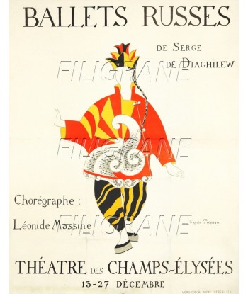 BALLETS RUSSES Rmeh-POSTER/REPRODUCTION d1 AFFICHE VINTAGE s'inspire de l'anatomie humaine