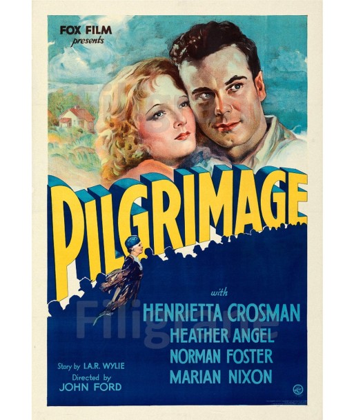 PILGRIMAGE FILM Rsob-POSTER/REPRODUCTION d1 AFFICHE VINTAGE Les êtres humains sont 