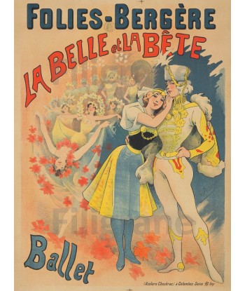 FOLIES BERGèRE BALLET Rbik-POSTER/REPRODUCTION d1 AFFICHE VINTAGE à prix réduit toute l'année