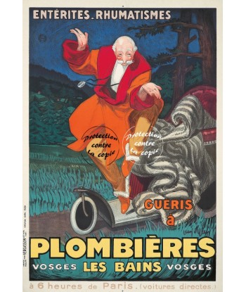 PLOMBIèRES les BAINS Rf75-POSTER/REPRODUCTION d1 AFFICHE VINTAGE pas cher chine