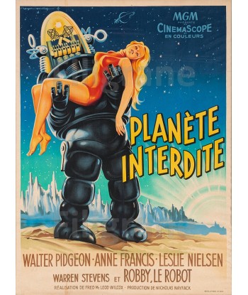 PLANETE INTERDITE FILM Rspk-POSTER/REPRODUCTION d1 AFFICHE VINTAGE les muscles