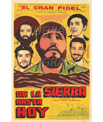 DE LA SIERRA HASTA HOY FILM Rilf-POSTER/REPRODUCTION d1 AFFICHE VINTAGE les ctes