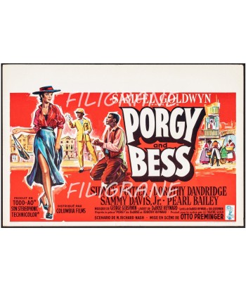 PORGY and BESS FILM Rdyu-POSTER/REPRODUCTION d1 AFFICHE VINTAGE en stock