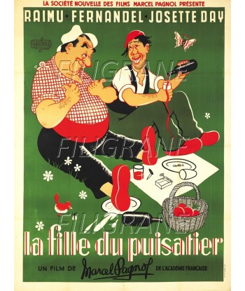 LA FILLE du PUISATIER FILM Rehj-POSTER/REPRODUCTION d1 AFFICHE VINTAGE 2 - 3 jours ouvrés.