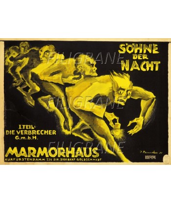 MARMORHAUS FILM Rnih-POSTER/REPRODUCTION d1 AFFICHE VINTAGE Faites des économies