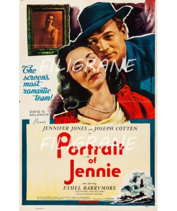 PORTRAIT of JENNIE FILM Ruad-POSTER/REPRODUCTION d1 AFFICHE VINTAGE pas cher