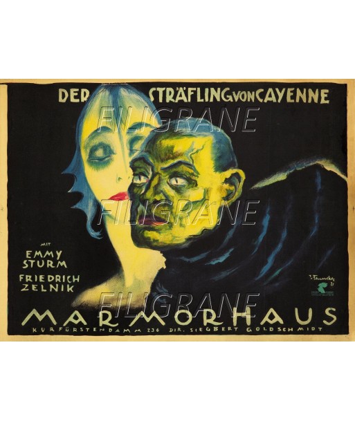 MARMORHAUS FILM Rspv-POSTER/REPRODUCTION d1 AFFICHE VINTAGE meilleur choix