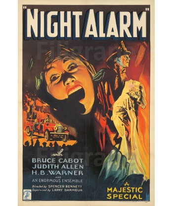 NIGHT ALARM FILM Rjpx-POSTER/REPRODUCTION d1 AFFICHE VINTAGE sur le site 