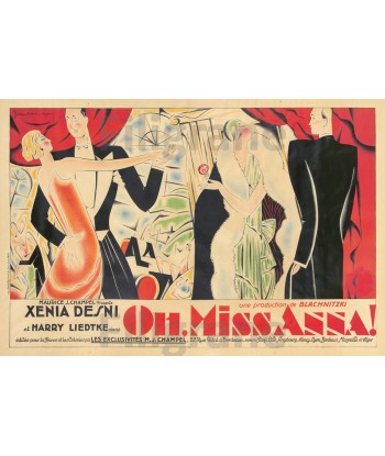 OH MISS ANNA FILM Rwgg-POSTER/REPRODUCTION d1 AFFICHE VINTAGE pas cheres