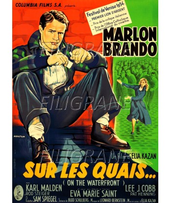 SUR les QUAIS FILM Rake-POSTER/REPRODUCTION d1 AFFICHE VINTAGE pas cher 