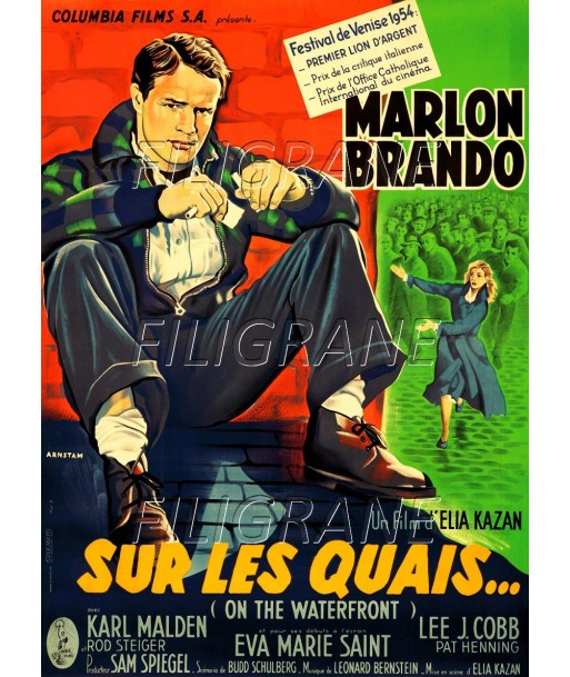 SUR les QUAIS FILM Rake-POSTER/REPRODUCTION d1 AFFICHE VINTAGE pas cher 