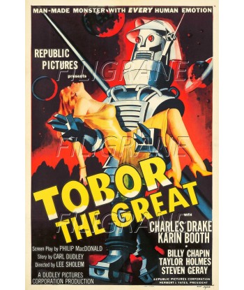 TOBOR the GREAT FILM Rwhk-POSTER/REPRODUCTION d1 AFFICHE VINTAGE En savoir plus