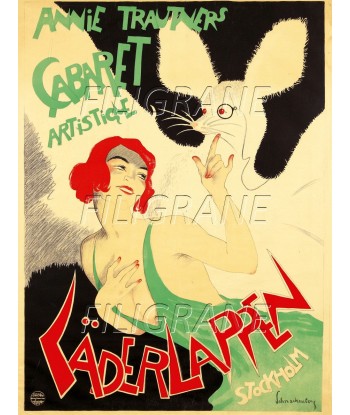 Annie TRAUTNERS CABARET Rdud-POSTER/REPRODUCTION d1 AFFICHE VINTAGE 50-70% off 