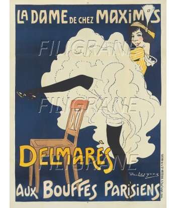 DELMARèS CABARET Rzdc-POSTER/REPRODUCTION d1 AFFICHE VINTAGE en linge