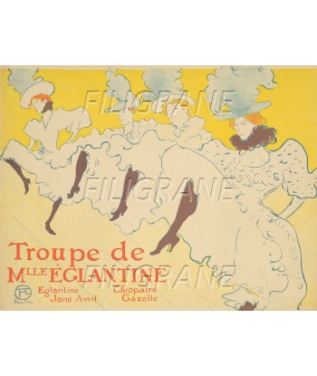 Melle éGLANTINE CABARET Rozm-POSTER/REPRODUCTION d1 AFFICHE VINTAGE 2024