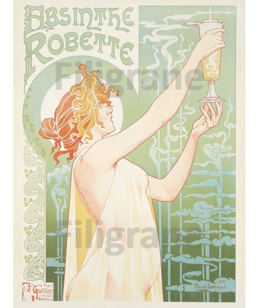 PUB ABSINTHE ROBETTE Rf171-POSTER/REPRODUCTION d1 AFFICHE VINTAGE 50% de réduction en Octobre 2024