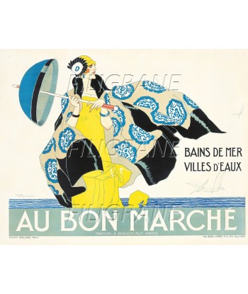 PUB AU BON MARCHé  Ruxn-POSTER/REPRODUCTION d1 AFFICHE VINTAGE Comment ça marche