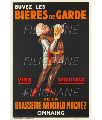 PUB BièRES de GARDE MOCHEZ Rwig-POSTER/REPRODUCTION d1 AFFICHE VINTAGE ouvre sa boutique