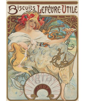 PUB BISCUIT LEFèVRE UTILE 227-POSTER/REPRODUCTION d1 AFFICHE VINTAGE acheter