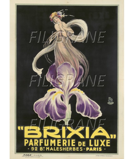 PUB BRIXIA PARFUMERIE Rmko-POSTER/REPRODUCTION d1 AFFICHE VINTAGE de votre