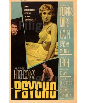 PSYCHO FILM Rour-POSTER/REPRODUCTION d1 AFFICHE VINTAGE Les êtres humains sont 