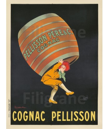 PUB COGNAC PELLISSON Rf102-POSTER/REPRODUCTION d1 AFFICHE VINTAGE Profitez des Offres !