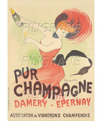 PUB DAMERY EPERNAY CHAMPAGNE Rasd-POSTER/REPRODUCTION d1 AFFICHE VINTAGE le concept de la Pate a emporter 