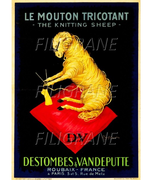 PUB DESTOMBES VANDEPUTTE LAINE Rwmo-POSTER/REPRODUCTION d1 AFFICHE VINTAGE les ctes