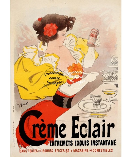 PUB ECLAIR CrèME Rf09-POSTER/REPRODUCTION d1 AFFICHE VINTAGE Les êtres humains sont 