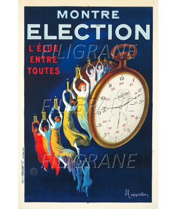 PUB ELECTION MONTRE Rjxl-POSTER/REPRODUCTION d1 AFFICHE VINTAGE destockage