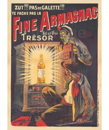 PUB FINE ARMAGNAC Rf254-POSTER/REPRODUCTION d1 AFFICHE VINTAGE est présent 