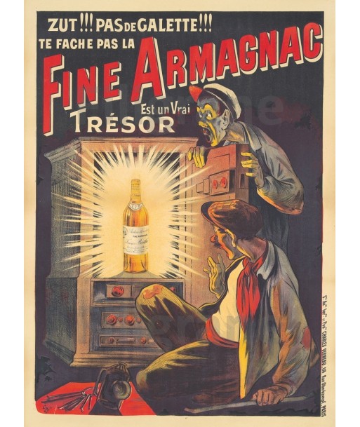 PUB FINE ARMAGNAC Rf254-POSTER/REPRODUCTION d1 AFFICHE VINTAGE est présent 