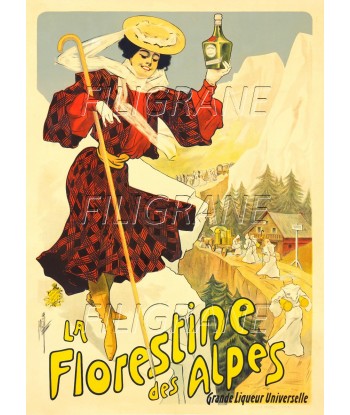 PUB FLORESTINE des ALPES LIQUEUR Rbwg-POSTER/REPRODUCTION d1 AFFICHE VINTAGE online