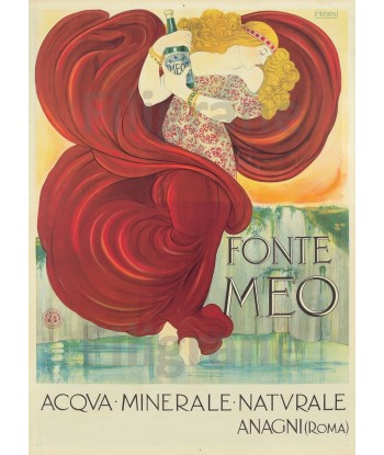 PUB FONTE MEO ACQUA Rf205-POSTER/REPRODUCTION d1 AFFICHE VINTAGE brillant des détails fins