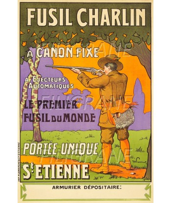 PUB FUSIL CHARLIN ST éTIENNE Rqhr-POSTER/REPRODUCTION d1 AFFICHE VINTAGE 50-70% off 