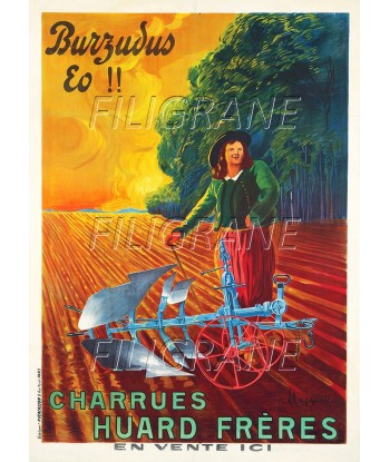 PUB HUARD FrèRES CHARRUE Rgqm-POSTER/REPRODUCTION d1 AFFICHE VINTAGE vente chaude votre 