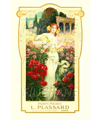 PUB L. PLASSARD PARFUMERIE Rnrr-POSTER/REPRODUCTION d1 AFFICHE VINTAGE en stock