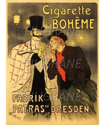 PUB LA BOHêME CIGARETTES Rygi-POSTER/REPRODUCTION d1 AFFICHE VINTAGE de technologie