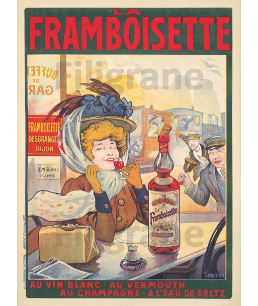 PUB la FRAMBOISETTE Rf263-POSTER/REPRODUCTION d1 AFFICHE VINTAGE une grave pollution 