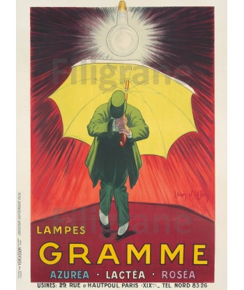 PUB LAMPES GRAMME Rf183-POSTER/REPRODUCTION d1 AFFICHE VINTAGE Comparez et commandez 